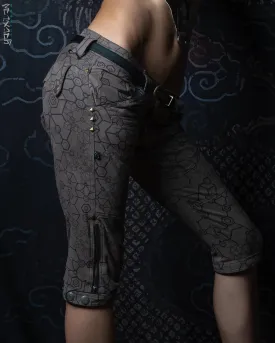 Corsaire Pants Woman / Fake Leather Swede - Grey SHAMANKA