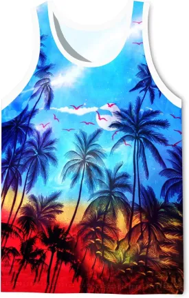 LAIDIPAS Men's 3D Tank Tops Summer Casual Novelty Sleeveless Shirt Unisex Colorful Graphics Top Tees Shirt