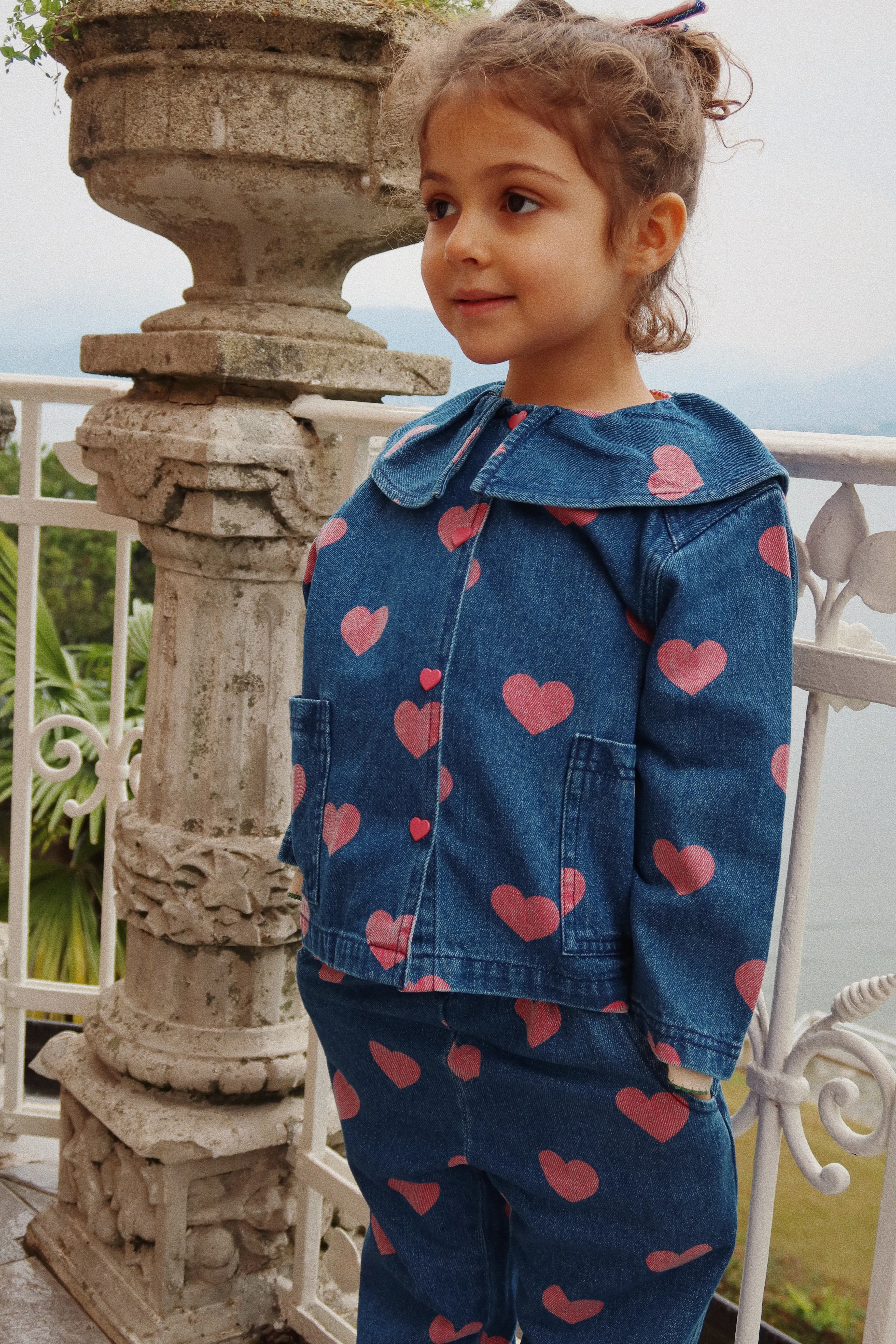 Magot Denim Shirt GOTS - Bon Coeur Pink