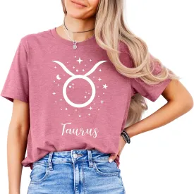 Taurus Shirt  Taurus Zodiac Sign T-Shirt for Women & Men, Astrology Horoscope Shirt, Taurus Birthday Gift, Taurus Sweatshirt, Zodiac Lover Gift